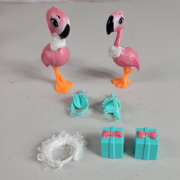 Enchantimals Let's Flamingle Party Replacements Fanci Flamingo Swash 7 PCS 2016 - Picture 5 of 8